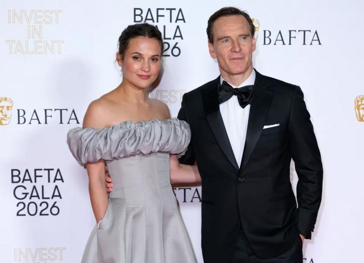 Редкий выход: Алисия Викандер и Майкл Фассбендер на гала-вечере BAFTA