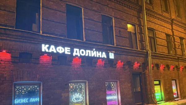&laquo;На ровном месте создают проблему&raquo;: Питерское кафе сменило вывеску из-за Ларисы Долиной и ее квартиры
