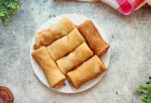 Блины с яблоками Блины с яблоками