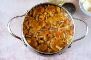Жареные лисички на зиму