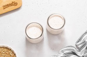 Йогурт из зеленой гречки