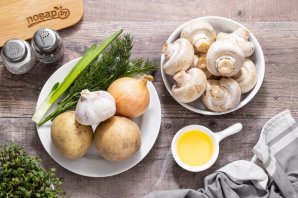 Постные фаршированные грибы Постные фаршированные грибы
