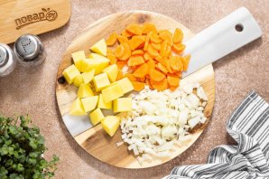 Суп со сморчками и картофелем