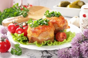 Картофель с беконом в духовке Картофель с беконом в духовке