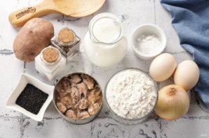 Пирог с консервированной сайрой Пирог с консервированной сайрой