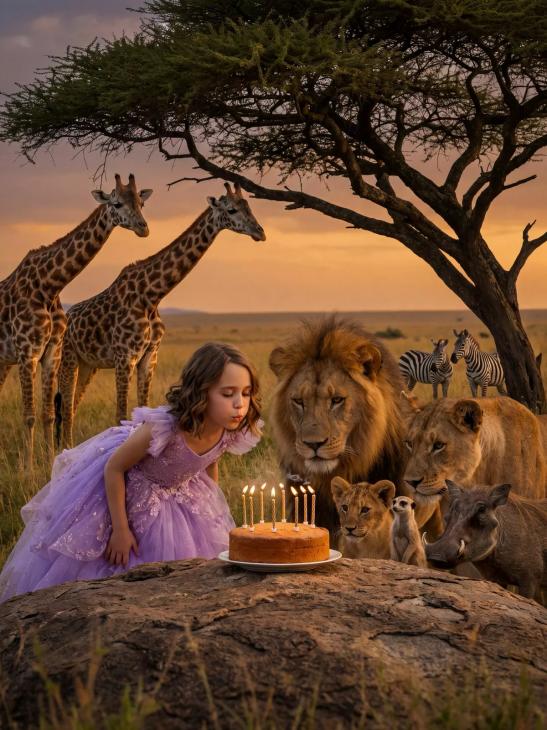 Анна Хилькевич поделилась ИИ-фотографиями в честь 8‑летия дочери Анны‑Марии